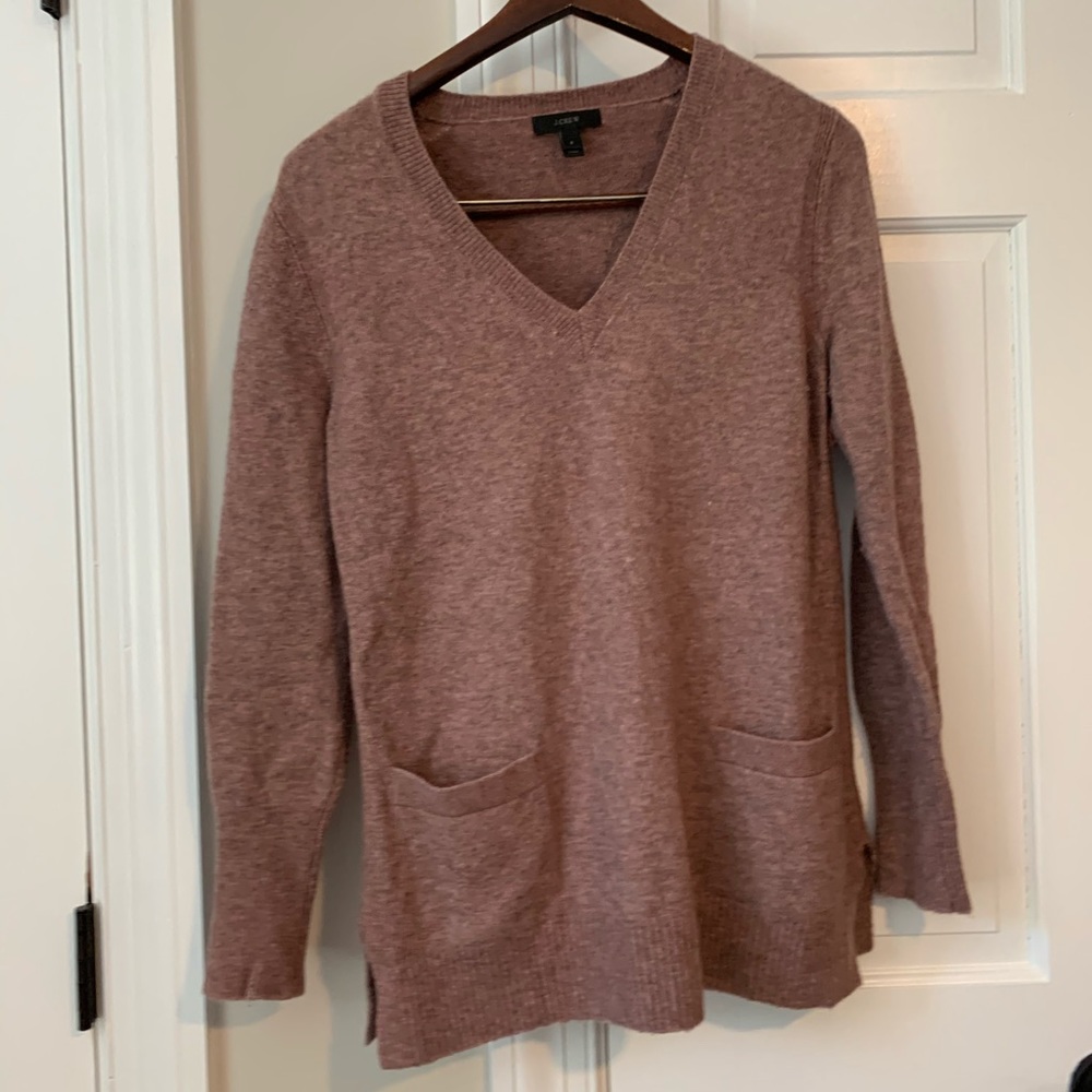 J.Crew Front Pocket Tunic Super Soft Sweater S